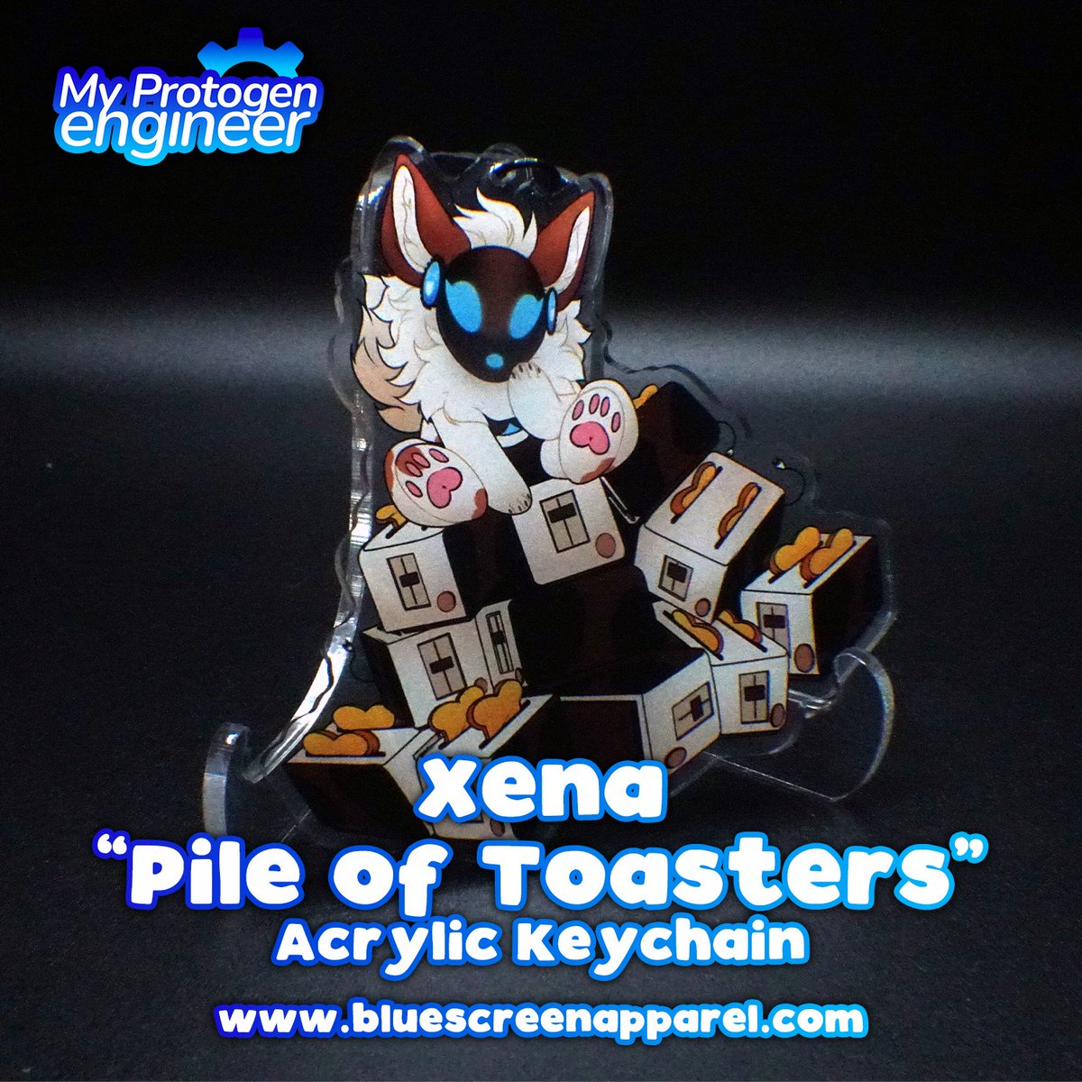 BlueScreenApp's tweet image. Who doesn't love some toast with their toaster?
New Xena keychains are here! There are a few different versions, including the one shown below, so go check them out!