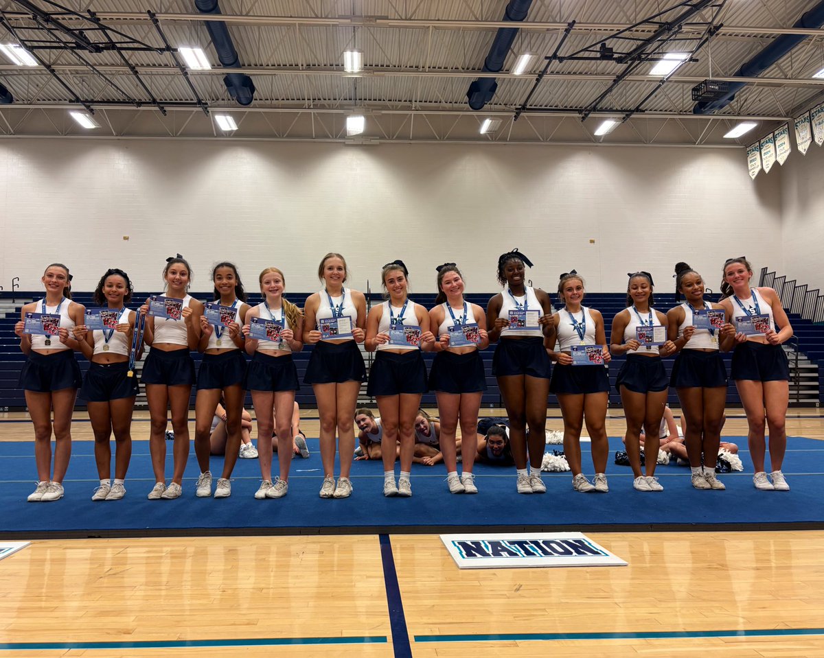 13 All-Americans in this group! 🏅 So proud of them for mastering the camp content and having a great tryout!