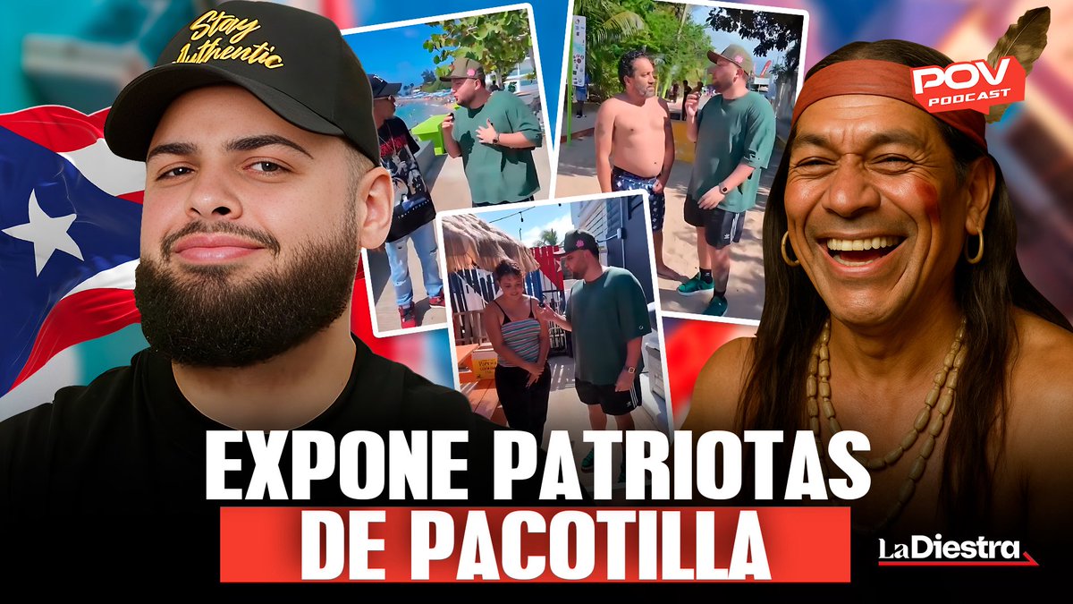 POVPODCASTPR's tweet image. 😂El Tony EXPONE a patriotas de pacotilla: fallan preguntas BÁSICAS sobre Puerto Rico😂
youtu.be/8l-NVxGw6vk