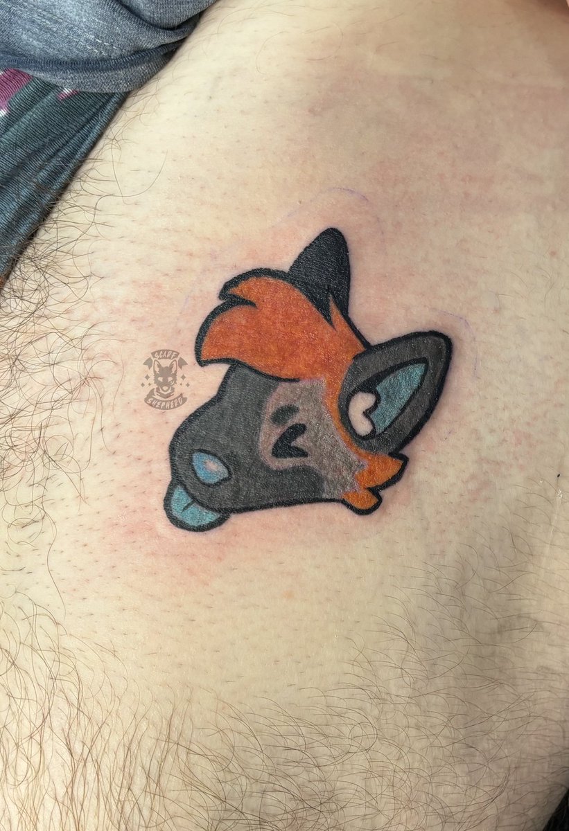 ScarfShepherd's tweet image. β¨ you should get a fursona tattoo β¨