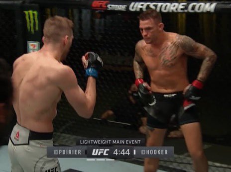 How many times will Dustin Poirier pull up his shorts against Max Holloway tonight?
#UFC318