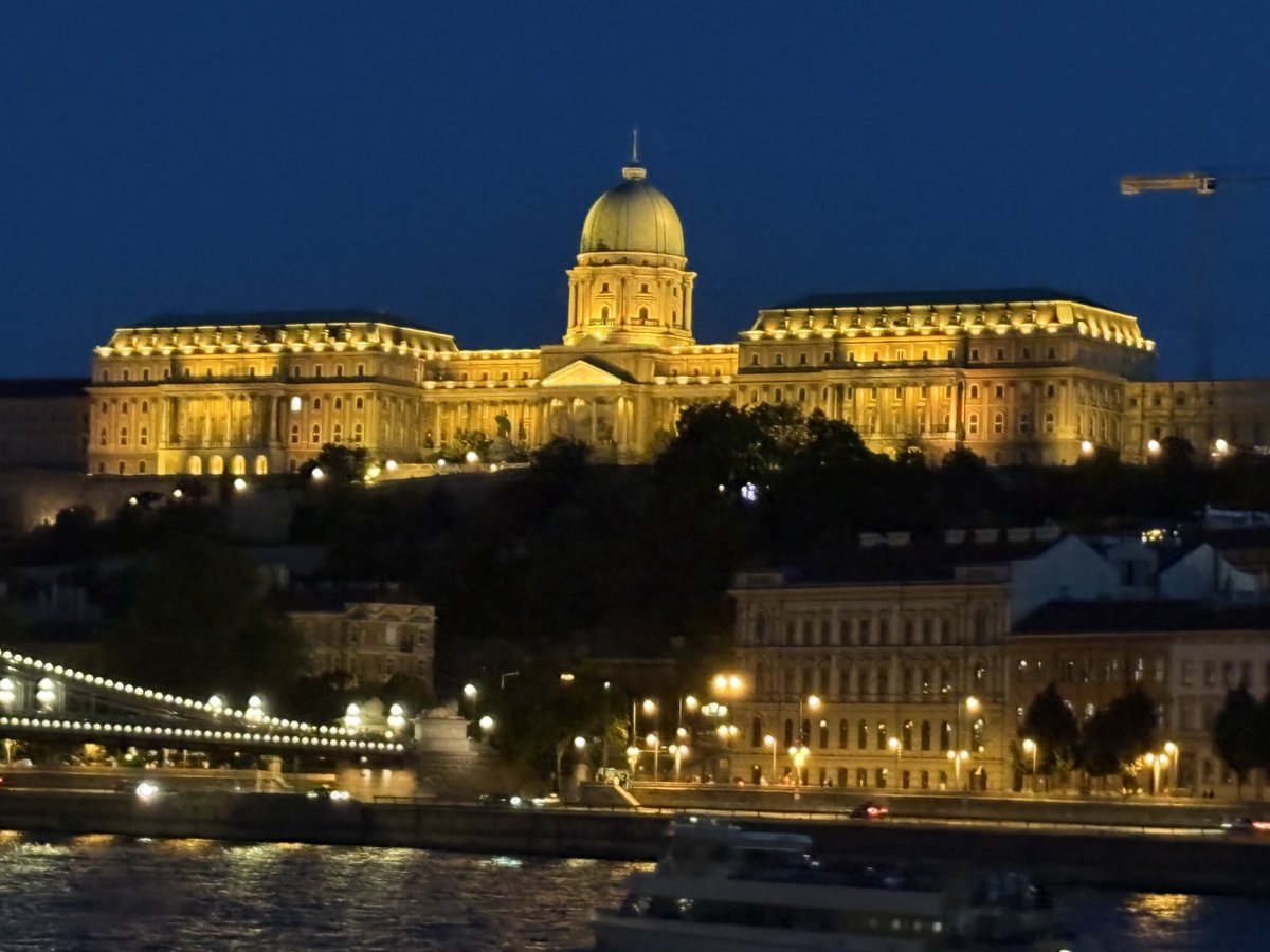 Our last night in Budapest …a delightful way to end the journey.