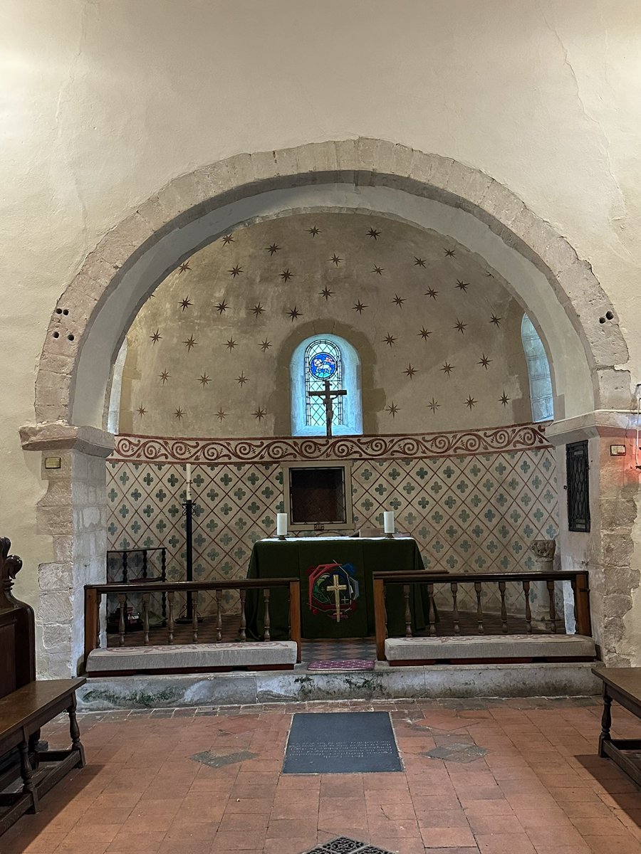 JaneEAppleton's tweet image. Not sure if @Portaspeciosa @CathyRLowe @StroudStory @chartres_Fiona have ever been to St Botolph Swyncombe but it’s a beauty, and “always open!” as a cheery passerby was keen to tell me