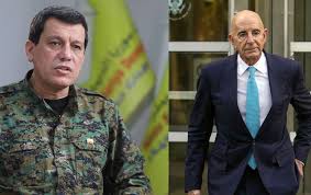 Amerika'nın Suriye Özel Temsilcisi Barrack , SDG Komutanı Abdi ile görüştü

🔴SDG Genel Komutanı Mazlum Abdi’nin ABD'nin Suriye Özel Temsilcisi Büyükelçi Tom Barrack ile görüştüğü bildirildi.

nupel.tv/amerikanin-sur…
