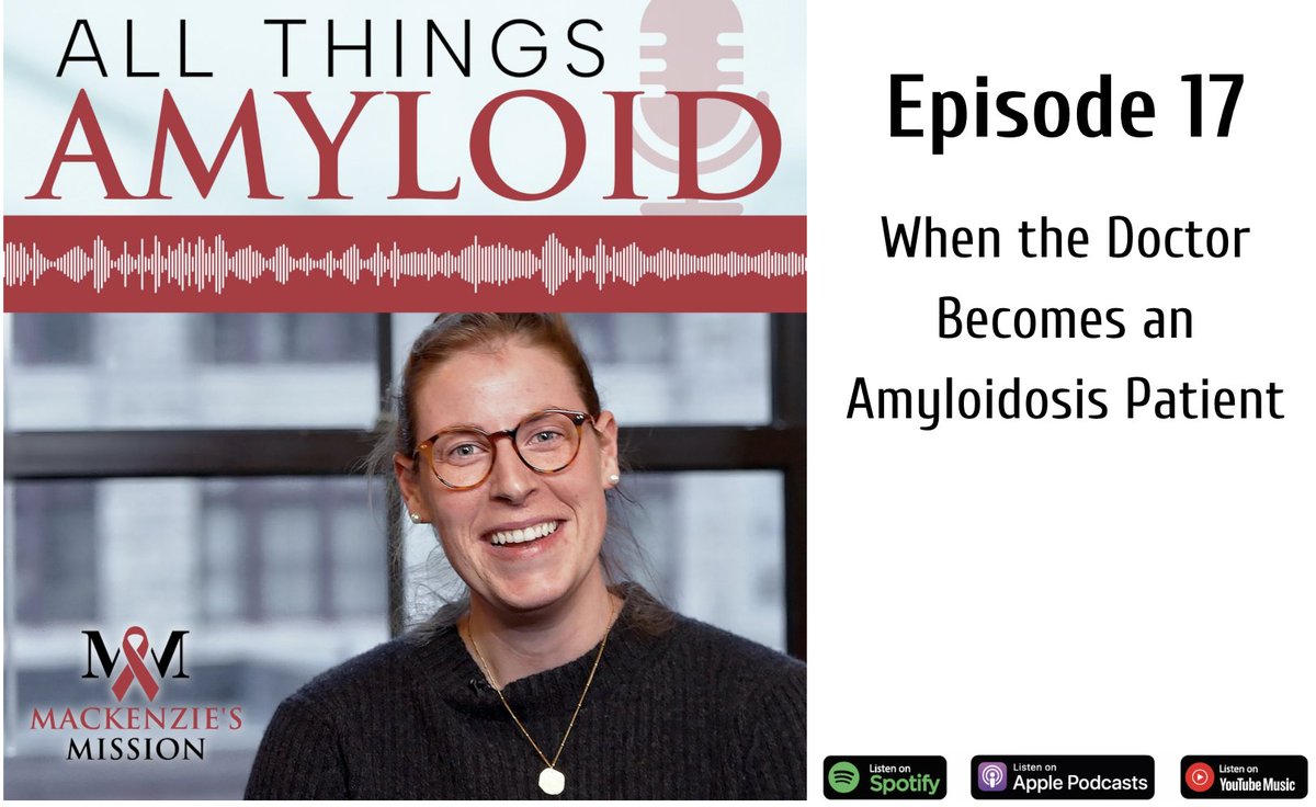 ICYMI ...When the Doctor Becomes an Amyloidosis Patient
buzzsprout.com/2363720/episod…
What if you are a doctor and diagnosed with amyloidosis, and now you’re a patient? In this episode we’ll be talking with Dr. Charles Schulman, a general cardiologist. He was on the staff at Beth