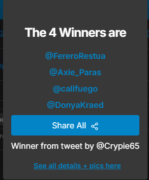 Crypie65's tweet photo. @0xbitminer OG Role :

@FereroRestua 
@Axie_Paras 
@califuego 
@DonyaKraed 

Reply to this comment with your Discord ID to get the OG Role, if I haven't received it by the end you won't.

Check : 
https://t.co/nGf6u4Vz0g https://t.co/SRiAqeMuIF