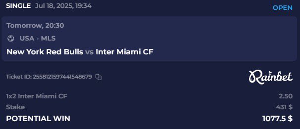 FBAwayDays's tweet image. Messi’s Inter Miami will be too strong for New York red bulls tonight… 😬