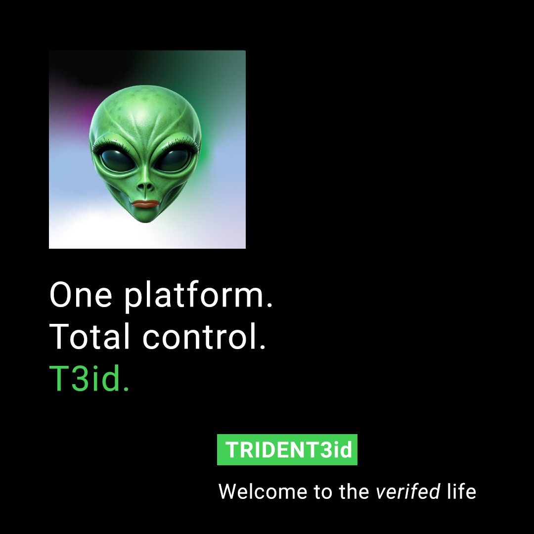 Trident3Web3's tweet image. Stop juggling accounts and logins. With T3id, your identity is unified and secure. 👉 trident3.io 

#TotalControl #T3id #VerifiedLife #WelcomeToTheVerifiedLife