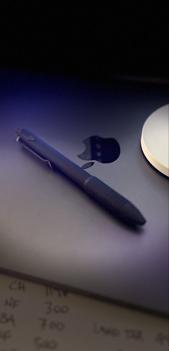 A pen made from titanium in blue cerakote.

#art <a href="/BIGiDESIGN/">BIGiDESIGN</a>