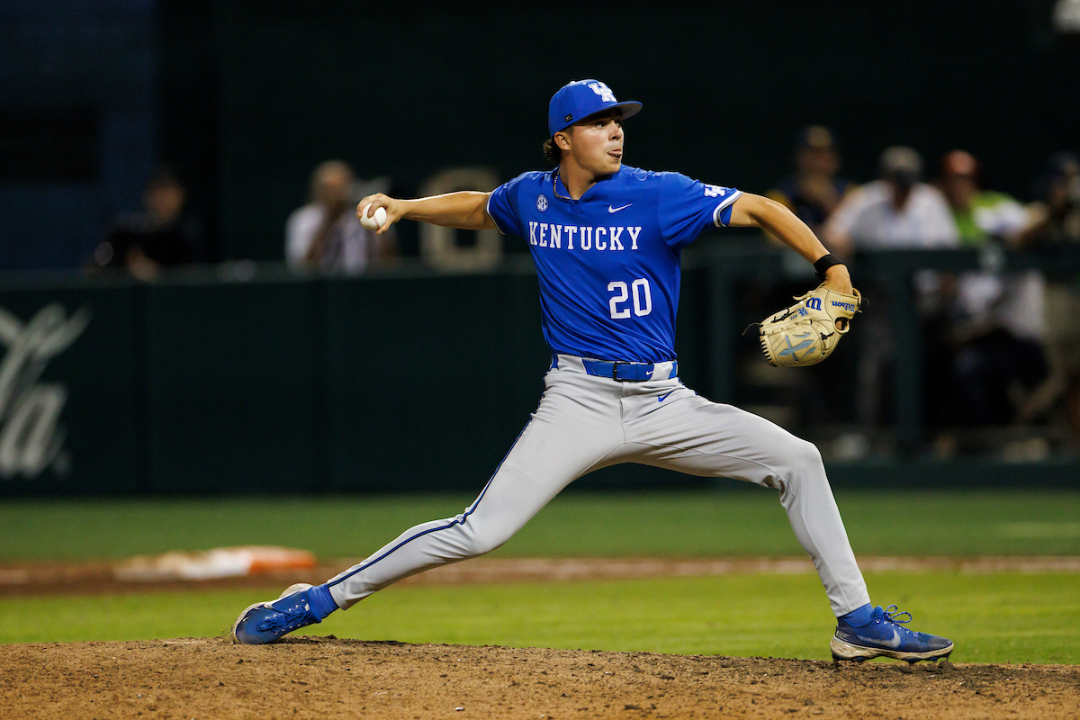 UKBaseball's tweet image. Tommy Skelding (@TommySkelding) is on the Cape with @WarehamGatemen and tossed 2.0 hitless innings on Friday night (2.0 IP, BB).
#SummerCats25