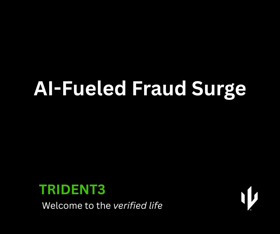 Trident3Web3's tweet image. AI is fueling a fraud surge—synthetic IDs, deepfakes, KYC hacks.

📈 +246% YOY AI-driven fraud

🔐 We need identity systems that adapt, not just react.
T3id by @Trident3Web3 gives users control in an AI world.

👉 trident3.io

#DigitalID #T3id #AIFraud