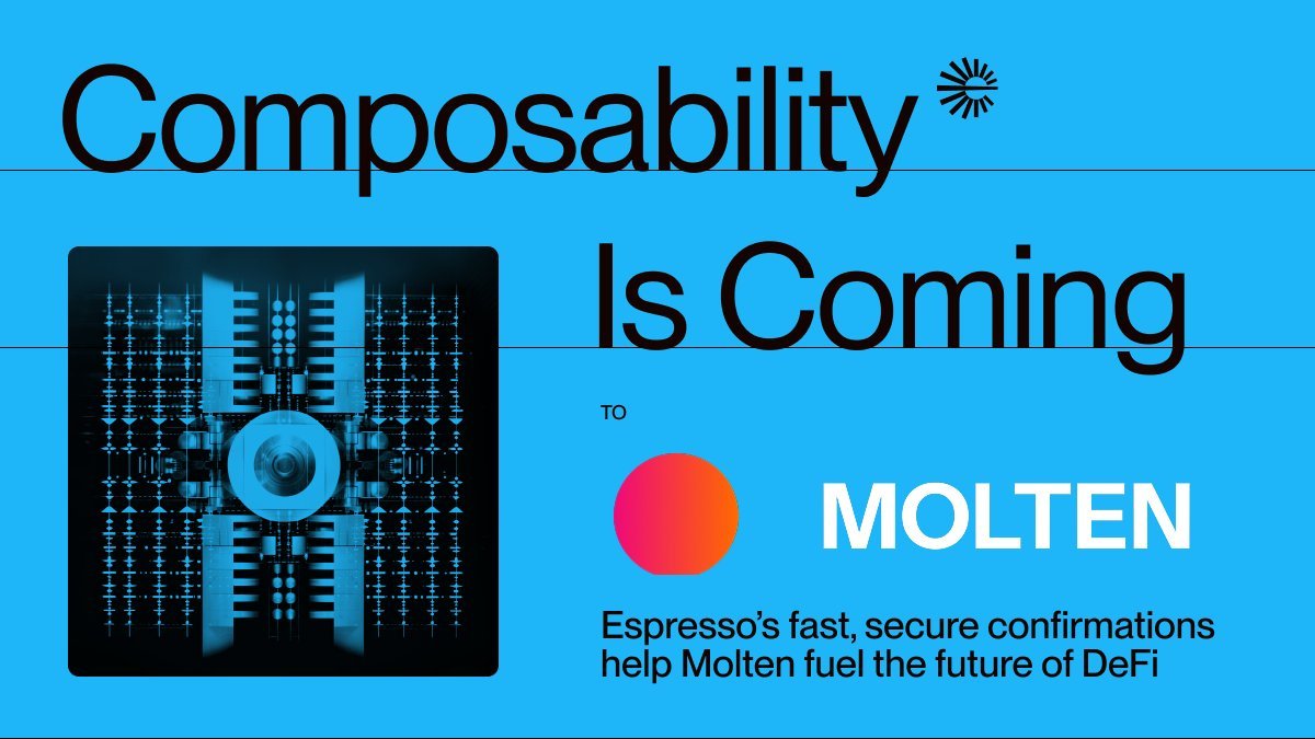 Excelleonyi's tweet image. UNLOCK THE POWER OF @EspressoSys on @MoltenL3! ☕️
I just triggered some exciting transactions on @MoltenL3 using @EspressoSys! 🚀 This integration is a game changer, solving the speed and security dilemma for traders 🔓
Today, we're shining the spotlight on @UniDexFinance and…
