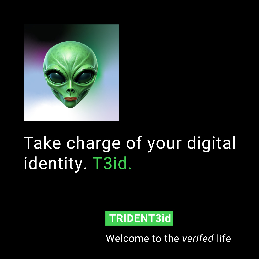 Trident3Web3's tweet image. Your identity is yours to control. Take charge with T3id and secure your peace of mind. 
👉 trident3.io 

#TakeCharge #T3id #VerifiedLife #WelcomeToTheVerifiedLife