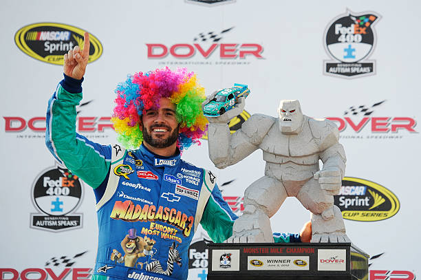 nascarman_rr's tweet image. The Dover trophy of the monster holding the diecast of the winning car has to be one of the coolest trophies in NASCAR. It was first introduced in September 2004