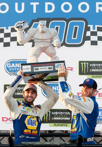 nascarman_rr's tweet image. The Dover trophy of the monster holding the diecast of the winning car has to be one of the coolest trophies in NASCAR. It was first introduced in September 2004