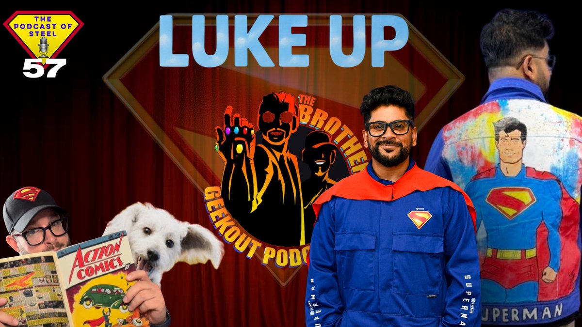 thegeekofsteel's tweet image. A few #LUKEUP episodes went live this week and lots more are coming.
When I’m not watching the #Superman movie I’m talking about it!
I have some very special guests on the show soon and some that performed in the movie. Stay tuned!
Subscribe here:
Linktr.ee/Thepodcastofst…