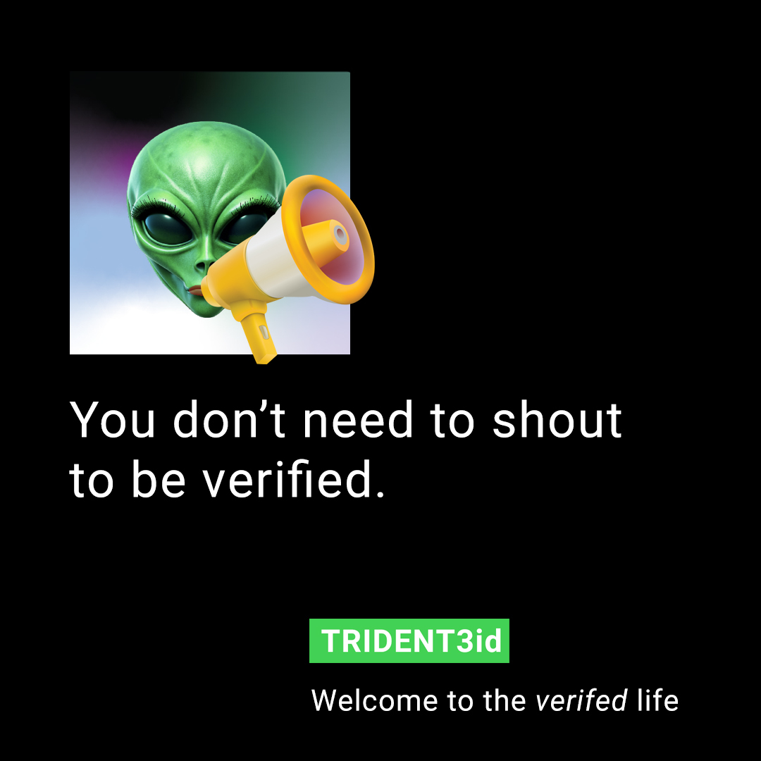 Trident3Web3's tweet image. Stand out quietly with the security of a verified identity. T3id speaks for you. 
👉 trident3.io 

#QuietPower #T3id #VerifiedLife #WelcomeToTheVerifiedLife