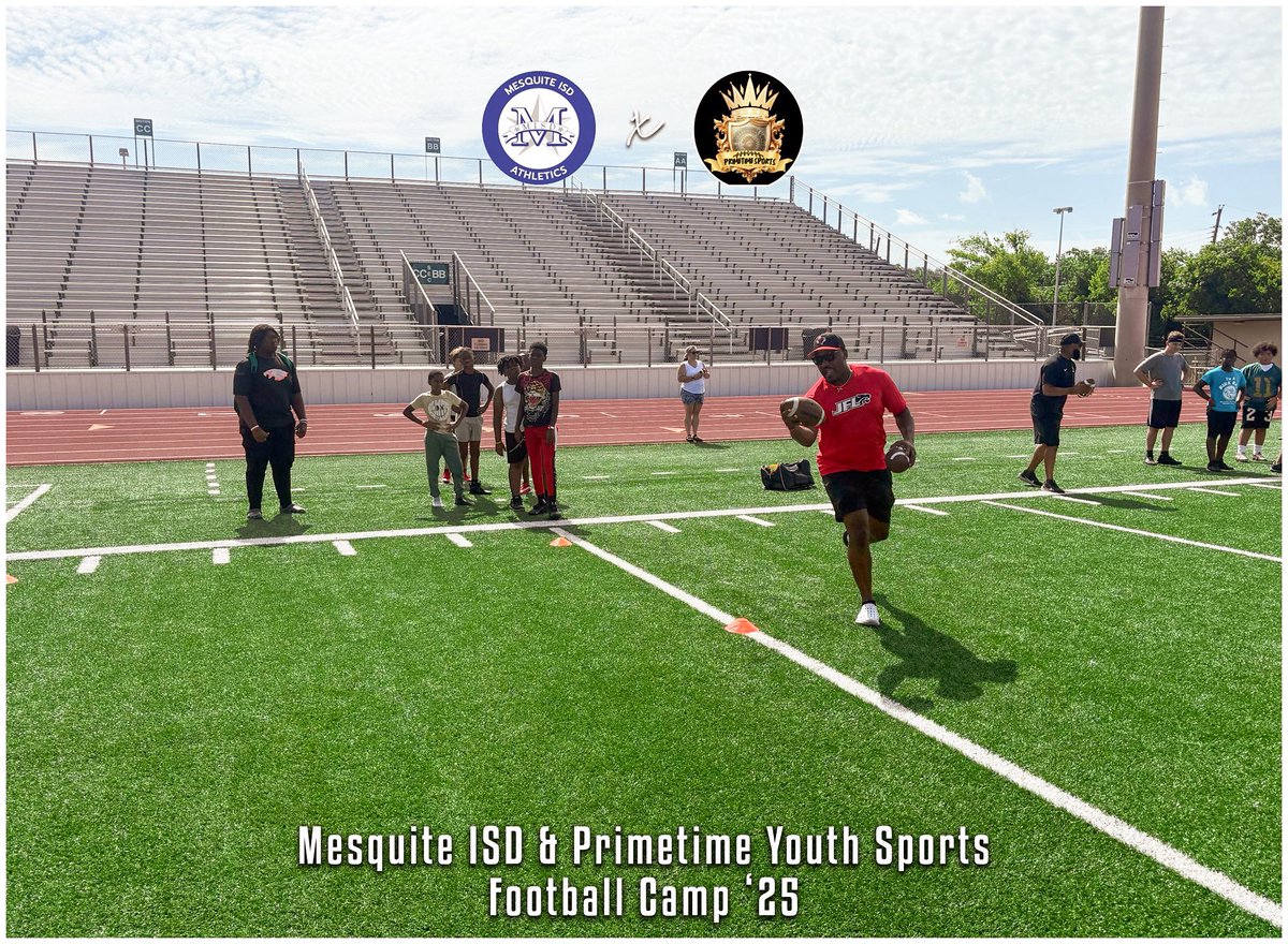 CoachCossey's tweet image. Being a coach is bigger than the game.
It’s about building the next generation of men. We don’t just train athletes. We raise leaders. Excited for Mesquite football.
“Train up a child” Proverbs 22:6 @mesquiteisdATH @HornJagsRecruit