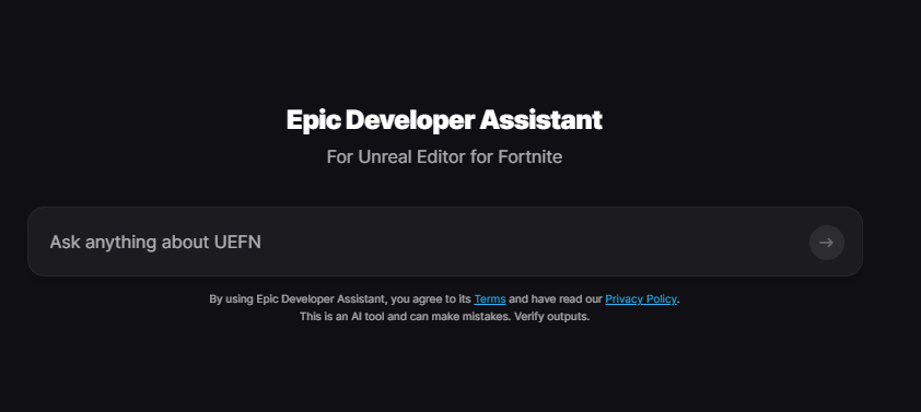 UnrealTutsPro's tweet image. I&apos;m thrilled and amazed by Epic Games&apos; new AI assistant for UEFN!  This tech is a game-changer, especially for those like me who aren&apos;t Verse coding experts.
#UEFN #EpicGames #FortniteCreative