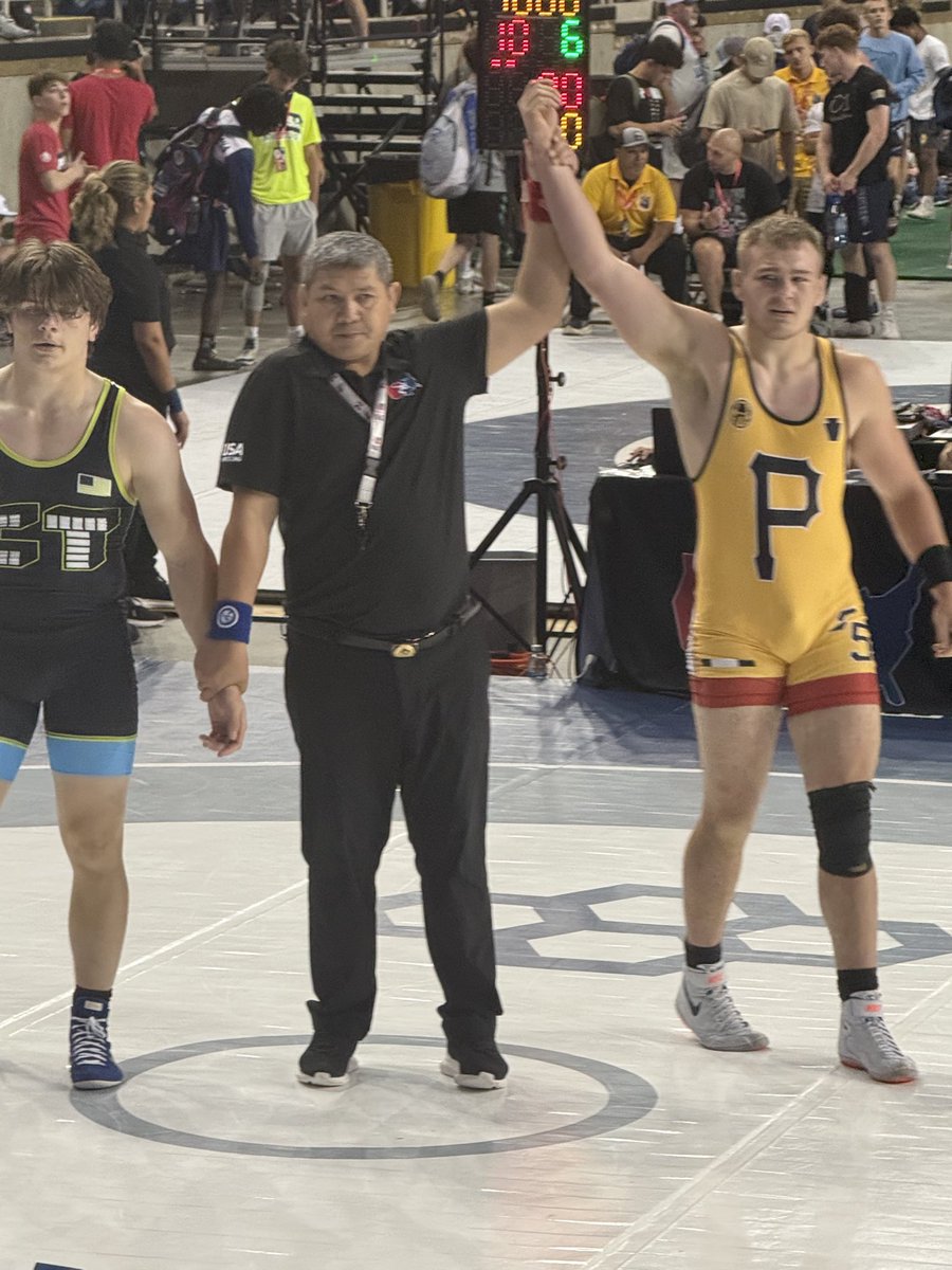 And that’s a wrap on Fargo 2025.  Haydn Strittmatter and Jeremy Hajzus both went 2-2 in freestyle.  In Greco Jeremy was 3-2 and Haydn was 2-2 respectively.   While I’m sure these guys wanted more, they wrestled their butts off against the best in the country.  Super proud!