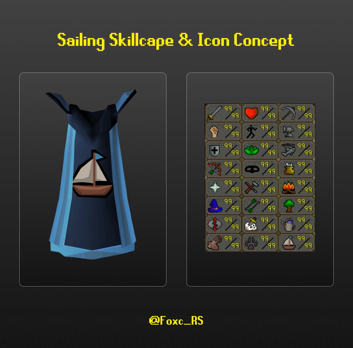 Foxc_RS's tweet photo. My Sailing skillcape &amp; icon submission! @OldSchoolRS https://t.co/v4i1xpUCxT