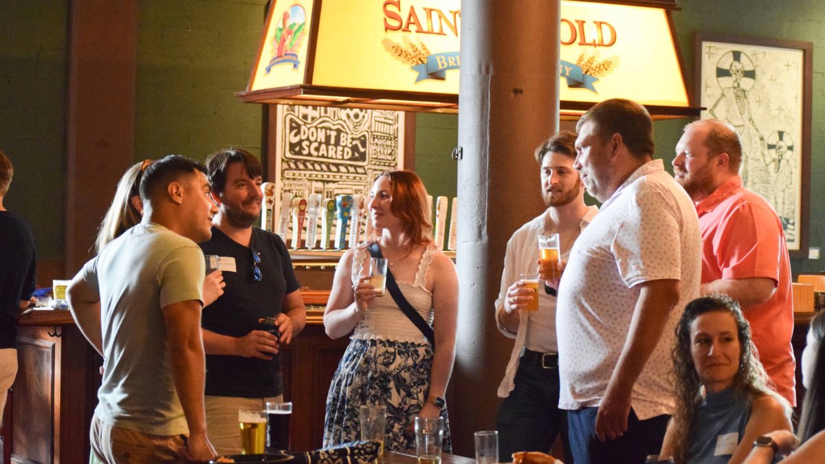 ricealumni's tweet image. Houston Owls flocked to Saint Arnold for our first Welcome to the NeighborHOOT of the summer!