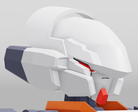 Dohough's tweet image. Woundwort (Re-boot) Remake Head WiP #AOZreboot #AOZ #Gundam #RobloxDev