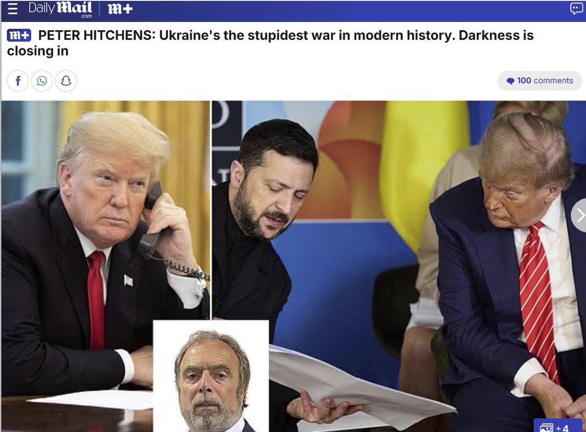 Yes: "Anyone who was really concerned about Ukraine and its people would be trying to end the war, not to expand it. Darkness is closing in on President Zelensky. Ukraine has suffered appalling casualties, still secret. Mr Zelensky’s political opponents are increasingly being