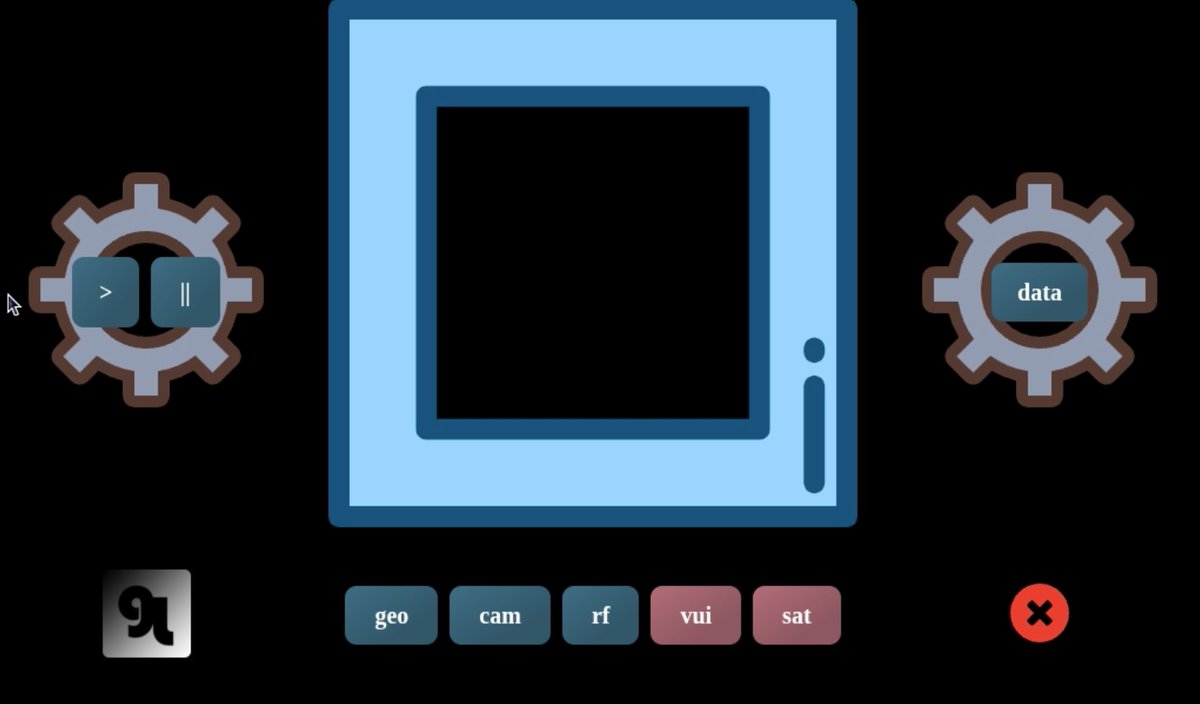added lil rose gold to the #gearlink screen per liz's suggestion 🥰

she says it's a complimentary color to green / teal &amp; the general scheme 🎨

☑️ distinguishes "vui" &amp; "sat" btns

"vui" (voice user interface) will access the agent 🤖

☑️ finished graceful shutdown code

#DePAI