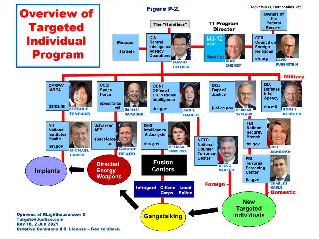 Are these your Neighbors?

These are the groups behind your targeting.
They control the funding and the operations. The CIA is at the top.
They are not your neighbors.
/
Your neighbors might be involved in the gangstalking, but they do not fund or control a multi-billion dollar,