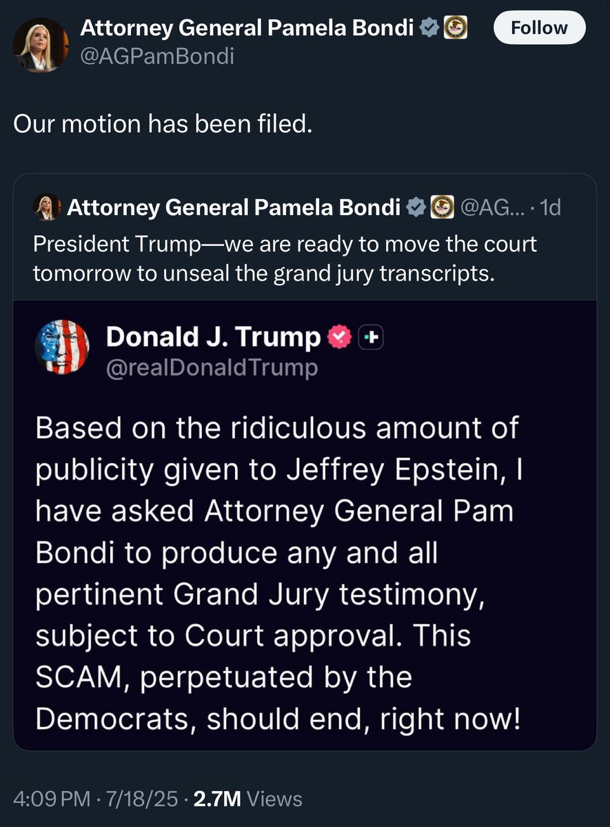 gelliottmorris's tweet image. The White House is responding to public opinion on Epstein gelliottmorris.com/p/trumps-appro…