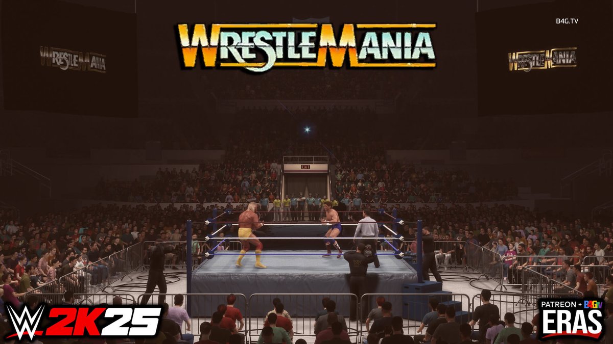WWF WrestleMania 1  
ERAS  Golden Edition🟡 for #WWE2K25 
Video Preview ▶ youtu.be/WfaKqgGqz4A