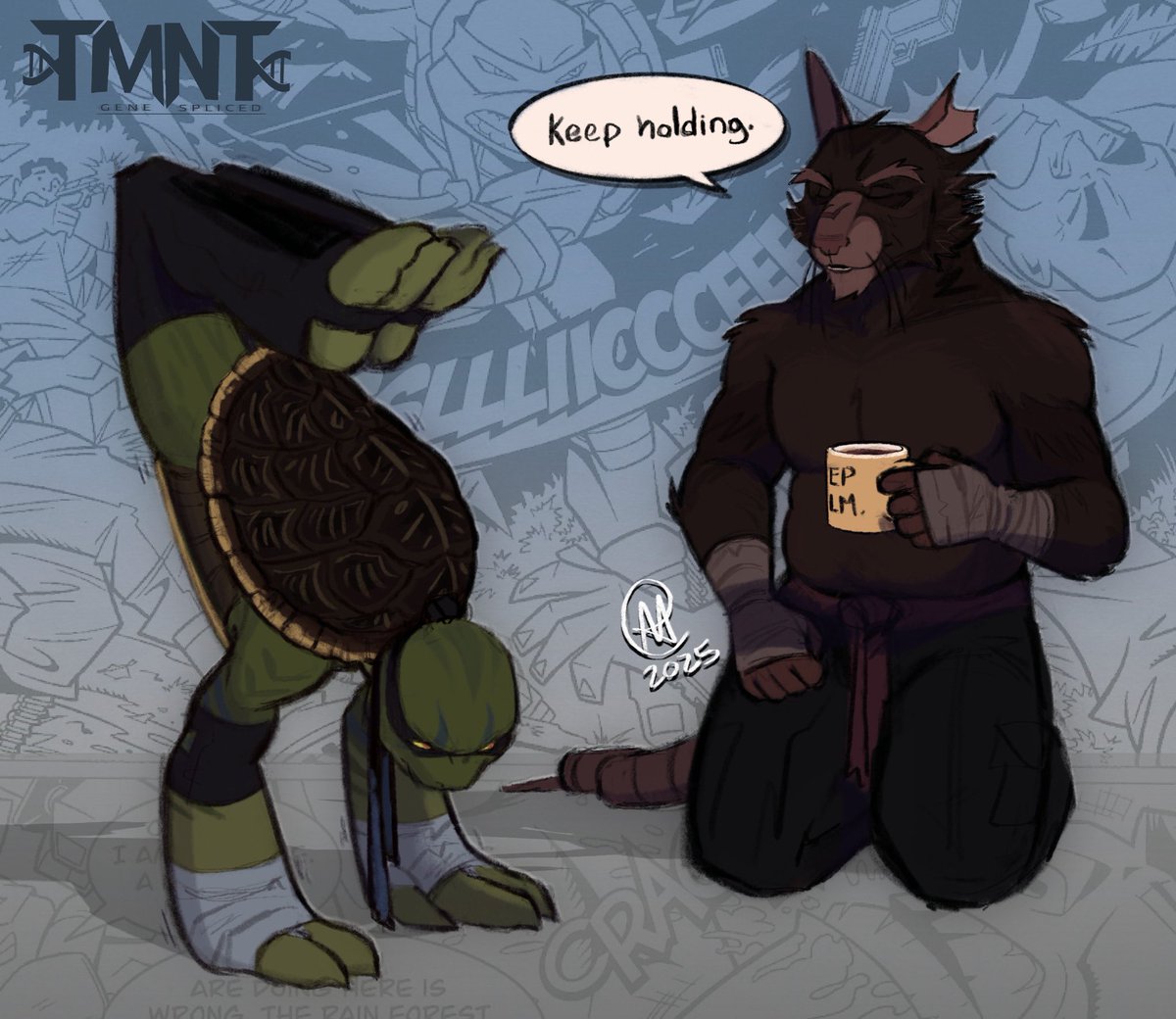 new wave of gay furries following me so I’m gonna dangle my personal Splinter like shiny keys
