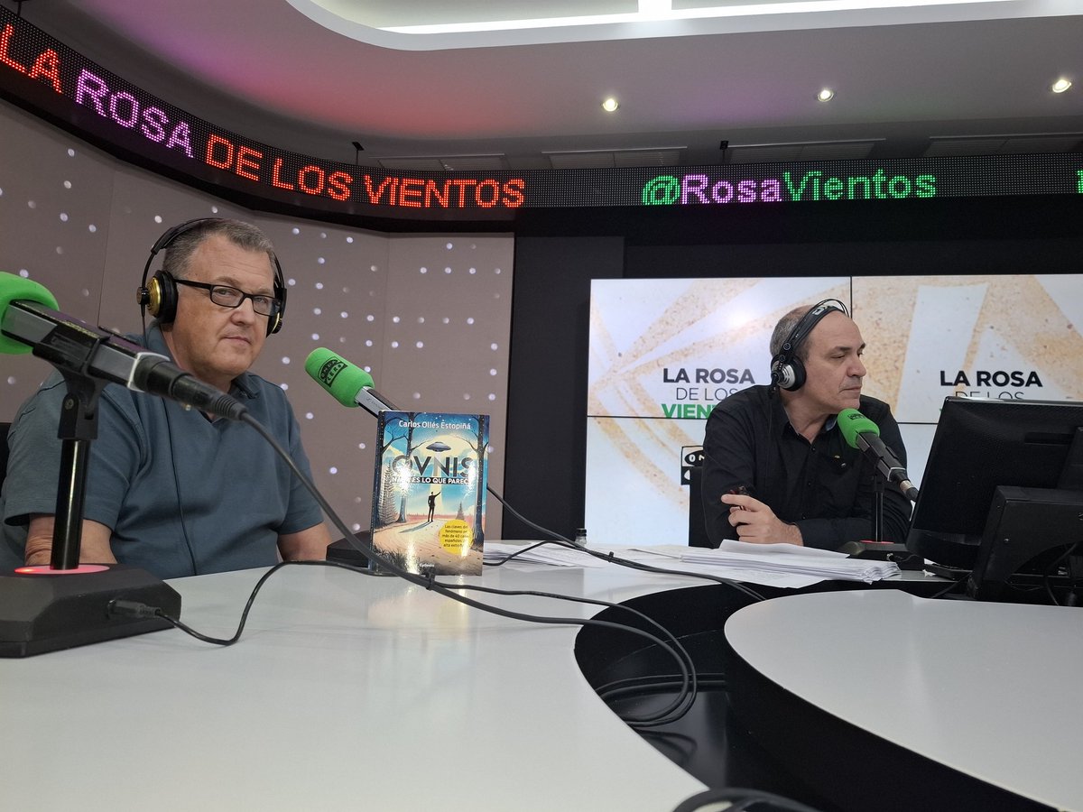 Y ahora, en #rosavientos... ovnis, con Carlos Olles