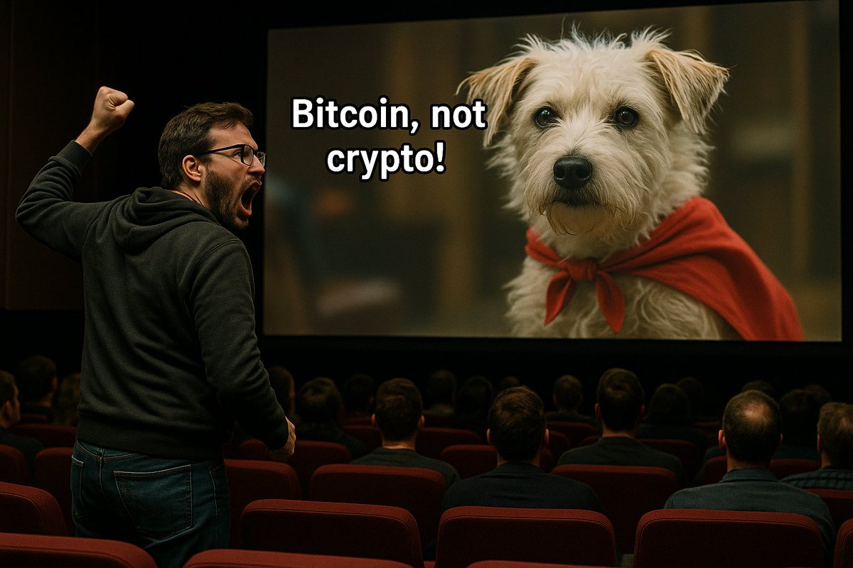 BtcPins's tweet image. I got kicked out of the movie because Superman doesn't understand Bitcoin.