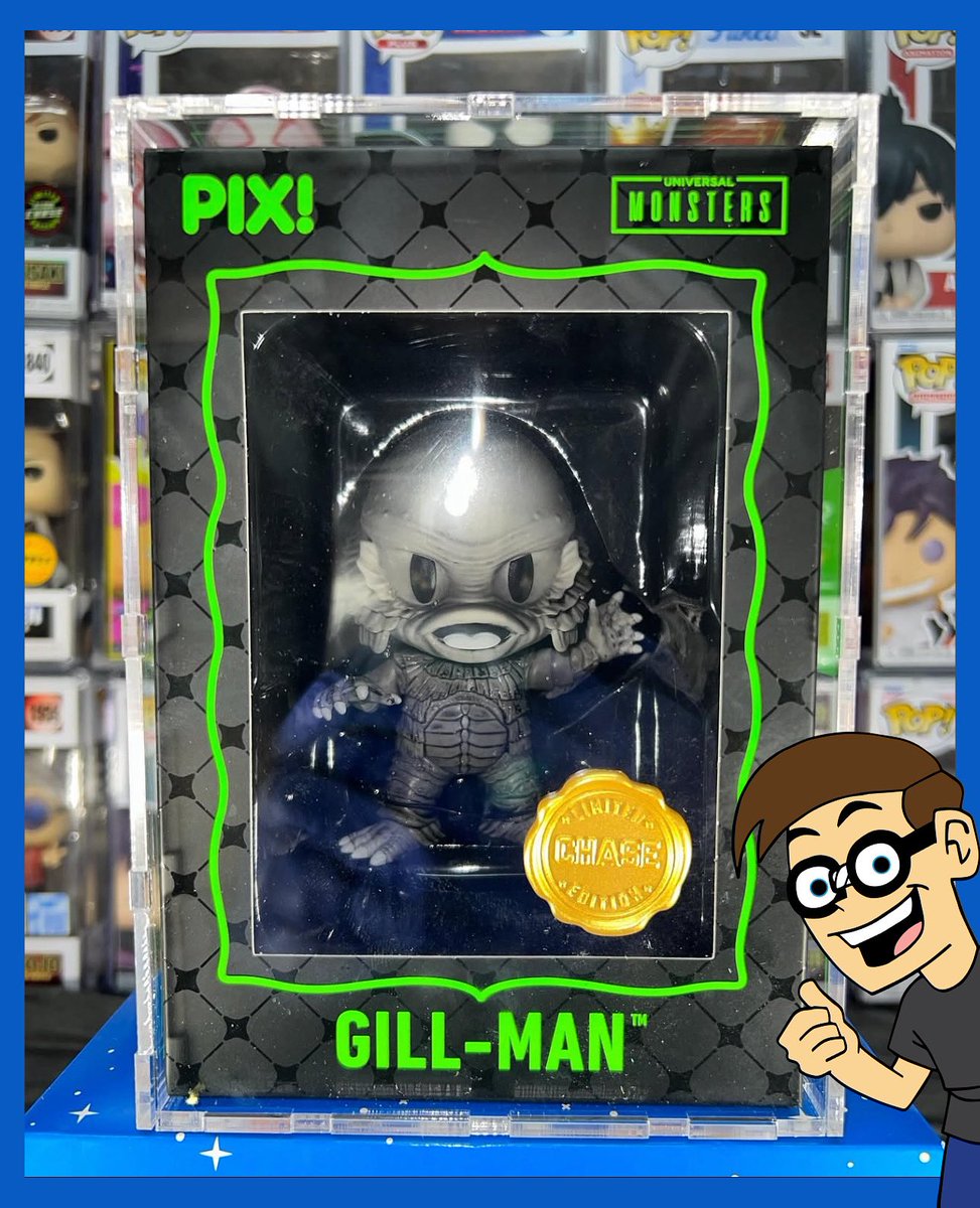 DisplayGeek's tweet image. Need protection for all of the upcoming Pix! Figures? We got you! Check out our Custom Acrylic Hard Cases available at DisplayGeek.com right now! 

📸 @funkman78official on IG 

#Thrilljoy #ThrilljoyCollectibles #Pix #SDCC #SDCC2025