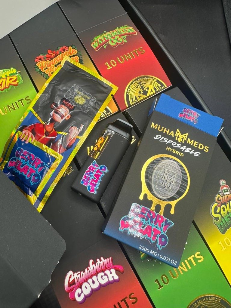 MUHA MEDS AUTHENTIC 2G REPS‼️

NEWEST PACKAGING 

WITH BATCH STICKER &amp; GOLD LIGHT 
LINK BOI…🍕🍕