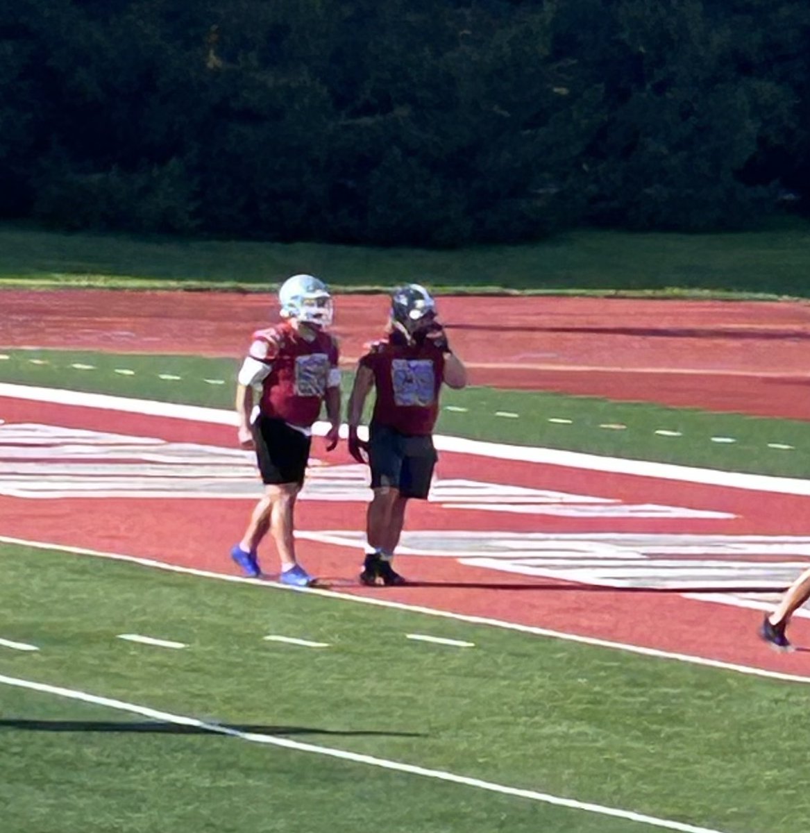 McEvanm76's tweet image. Had a great day today at @RoseHulmanFB Engineer Elite Prospect camp! Though there was weather I still show out rain or shine! Thank you to @CoachSkibba for the coaching and tips and @CoachZachMetz for the invite!