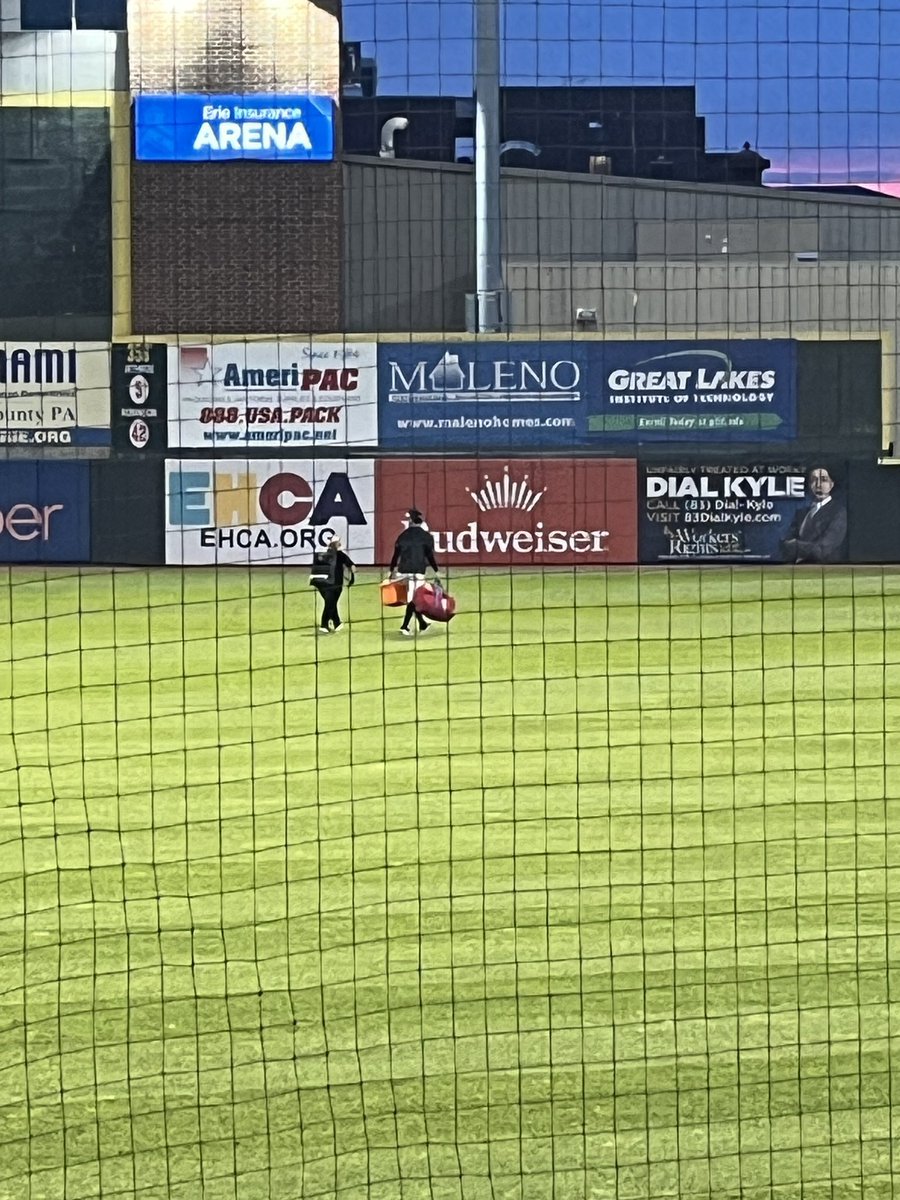 Vacation starting off with a mini detour to the <a href="/erie_seawolves/">Erie SeaWolves</a> Moon Mammoth takeover by <a href="/LastWeekTonight/">Last Week Tonight</a>. We were able to spot some ATs leaving the field post game!