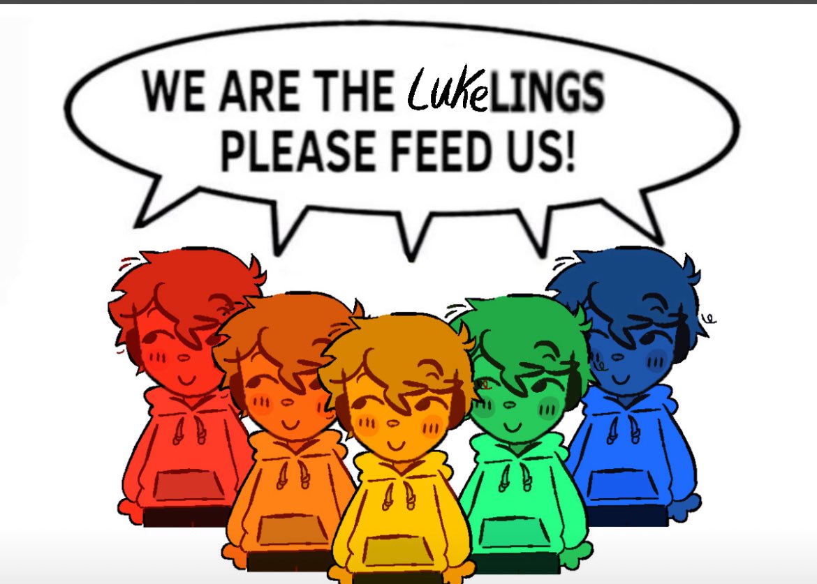 underyo33022747's tweet image. Did a Lukey one too cause I wanted too
#lukeytv