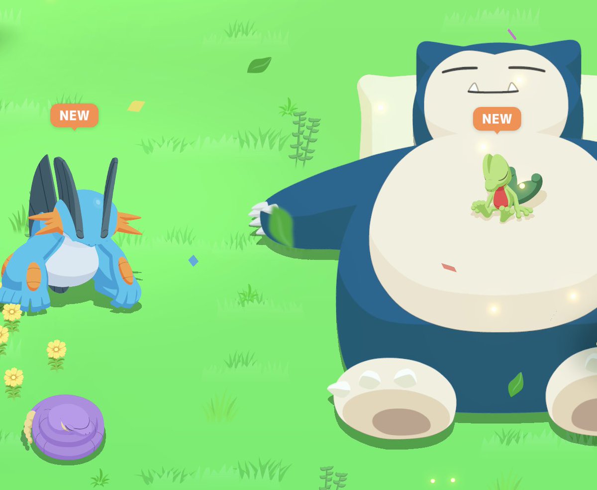 ch61248's tweet image. #ポケスリ2周年をいっしょに

ぐっすり💤New２つ

一瞬今日えっ？😳って思ったけど
キモリ居てくれて良かった(´▽｀) ﾎｯ