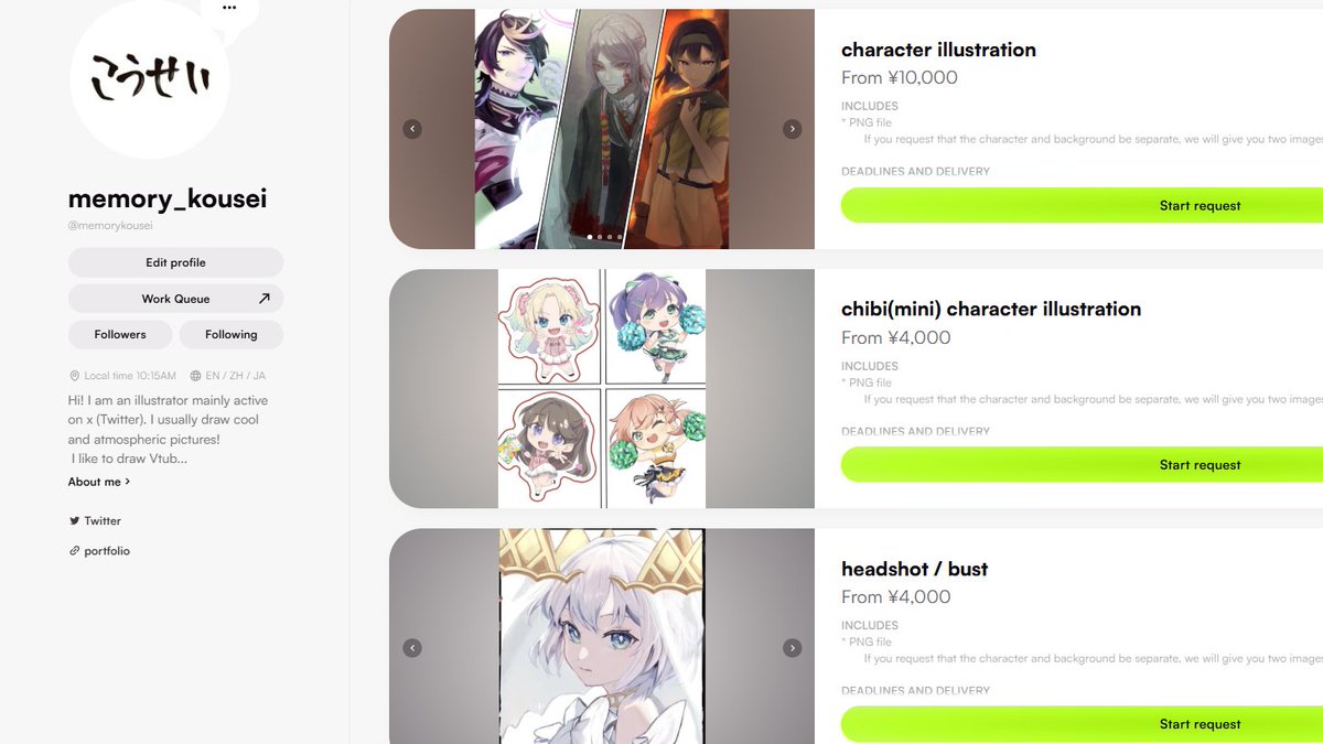 memory_kosei's tweet image. ✧𝗩𝗚𝗲𝗻 𝗖𝗼𝗺𝗺𝗶𝘀𝘀𝗶𝗼𝗻𝘀 𝗢𝗽𝗲𝗻!✧
✧For everyone who would like to have their Vtuber thumbnails, MV illustrations and of course OCs drawn!
✧First 3 slots available at opening price!
I look forward to receiving my first request!
#VGenComm
#VGenOpen