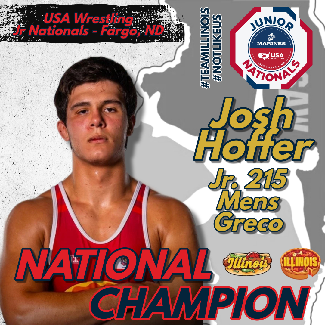 ILUSAW-Team Illinois (@ilusaw) on Twitter photo Congratulations to Josh Hoffer, who is the 2025 Junior Greco-Roman NATIONAL CHAMPION at 215 lbs. <a href="/USMC/">U.S. Marines</a> <a href="/bluechiptweets/">Blue Chip Wrestling</a> <a href="/CKAwrestling/">Cliff Keen Wrestling</a> <a href="/USAWrestling/">USA Wrestling</a> Congratulations to Josh Hoffer, who is the 2025 Junior Greco-Roman NATIONAL CHAMPION at 215 lbs. <a href="/USMC/">U.S. Marines</a> <a href="/bluechiptweets/">Blue Chip Wrestling</a> <a href="/CKAwrestling/">Cliff Keen Wrestling</a> <a href="/USAWrestling/">USA Wrestling</a>