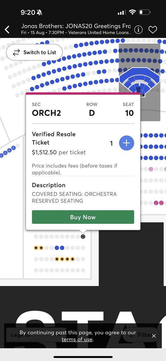 isablzzz's tweet image. Hi guys! I’m selling my ticket for Virginia Beach (Joe’s birthday show). Ticketmaster is INSANE, they’re adding a ton of fees, so it’s way more expensive on the app. I’m selling it for the original price I paid: $950. Lmk if you’re interested or if you know someone who might be!