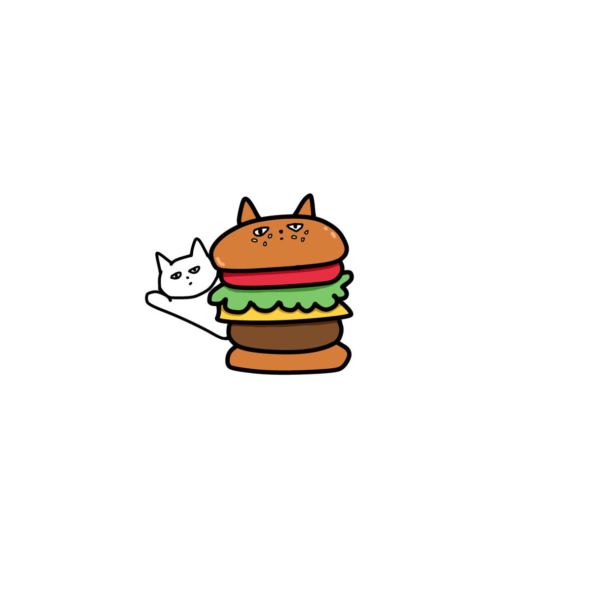 mazemazegohan_'s tweet image. お~~い
おすすめバーガーだよ~~
#ハンバーガーの日 #ゆるいイラスト #ねこ #イラスト好きさんとつながりたい #絵描きさんと繋がりたい
