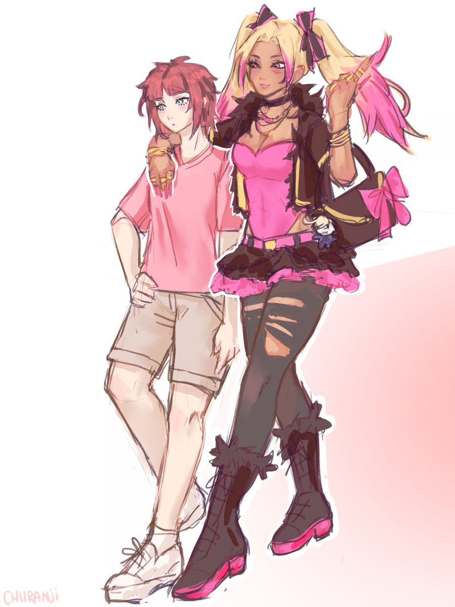 saw a couple on the street and got inspired 
#ryusae