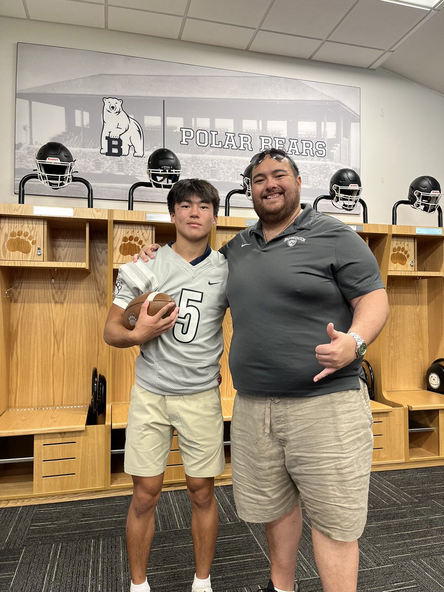 Jason Kim ATH C/O 2026 (@jasondkim4) on Twitter photo Had a great time on my visit <a href="/BowdoinFB/">Bowdoin Football</a> today‼️ Thank you <a href="/CoachHarkness/">Samuel Harkness</a> for the tour and <a href="/CoachBJHammer/">William Hammer</a> for the great conversation. Can’t wait to continue this process going forwards!!
<a href="/mdeitrick44/">Mike Deitrick</a> @CoachWestonBC <a href="/CoachSamBlank/">Sam Blank</a> <a href="/CoachMacBC/">Kyle McAllister</a> <a href="/greeleyfootball/">Greeley Football</a> <a href="/CoachClark66/">Dillon Clark</a> Had a great time on my visit <a href="/BowdoinFB/">Bowdoin Football</a> today‼️ Thank you <a href="/CoachHarkness/">Samuel Harkness</a> for the tour and <a href="/CoachBJHammer/">William Hammer</a> for the great conversation. Can’t wait to continue this process going forwards!!
<a href="/mdeitrick44/">Mike Deitrick</a> @CoachWestonBC <a href="/CoachSamBlank/">Sam Blank</a> <a href="/CoachMacBC/">Kyle McAllister</a> <a href="/greeleyfootball/">Greeley Football</a> <a href="/CoachClark66/">Dillon Clark</a>