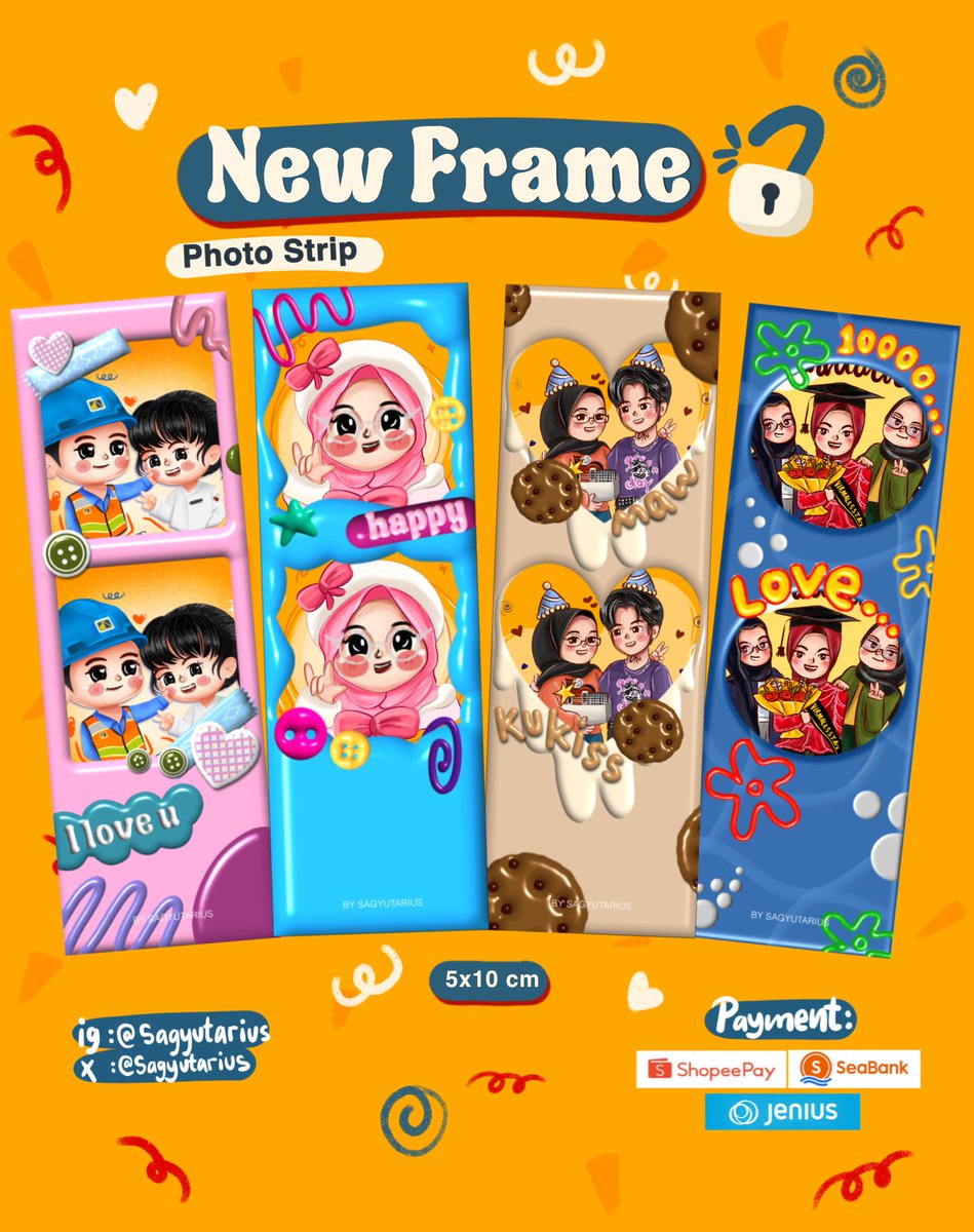 sagyutarius's tweet image. ‼️URGENT COMMISSION ‼️
Like & RT are very appreciated
Butuh untuk pegangan uang smpe akhir bulan, sama untuk isi token listrik dan beli makan kucingg
Open 10 slot
📍5 Orang Tercepat Gratis Frame Photo Strip (BEBAS PILIH 2)
ORDER VIA DM ~
#zonauang #opencommission #zonajajan