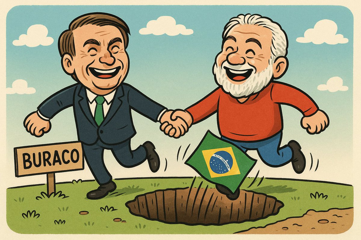 VitriaLas20's tweet photo. Bolsonaro e Lula nessa energia aqui levando o Brasil pro buraco https://t.co/dxS0IBGwzi
