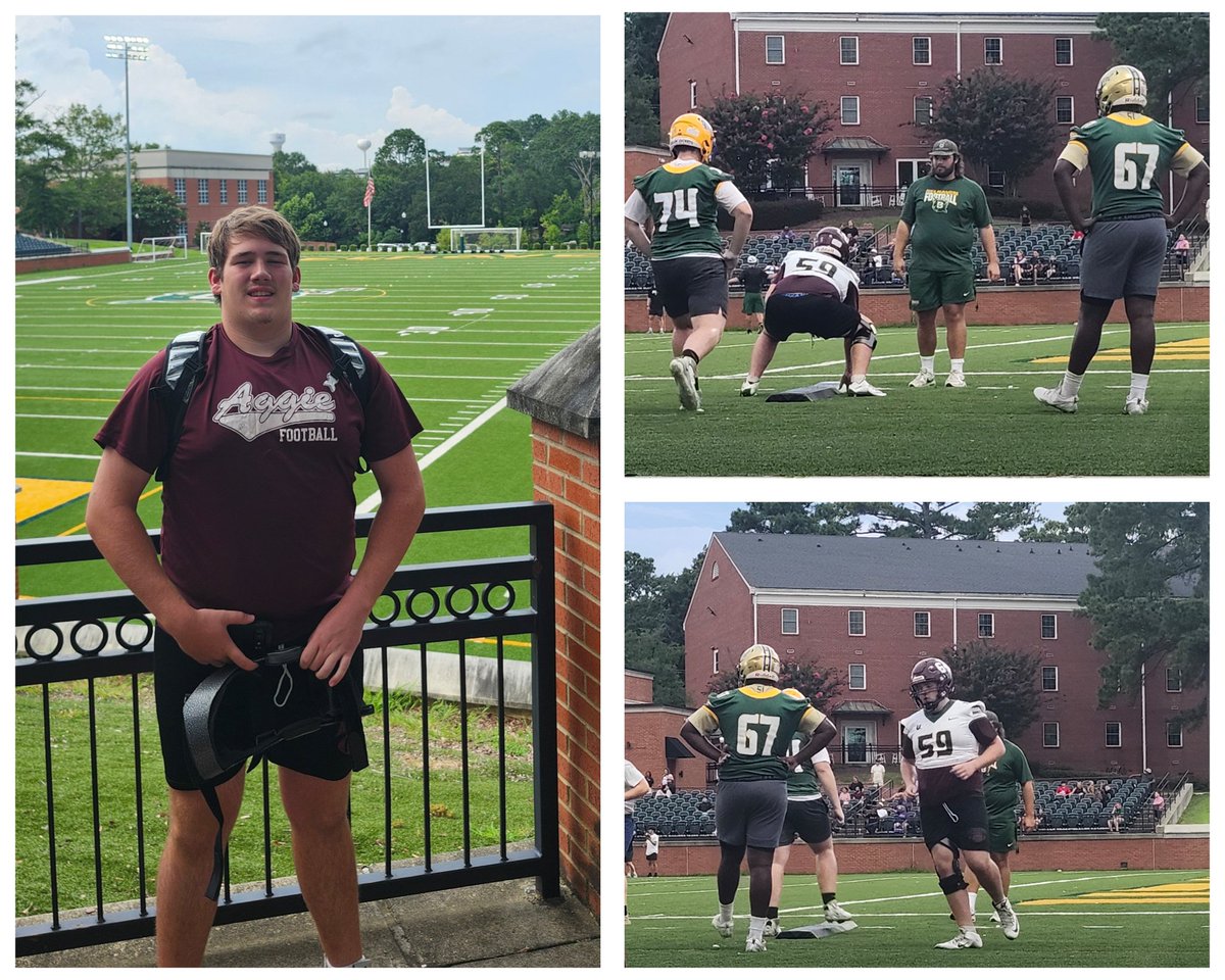 MMixon_Football's tweet photo. Thankful for the opportunity to compete and learn at @BelhavenFB this weekend.  Thanks to @Coach_Sheron,  @MAsagunla, and @Coach_CDN2 for your time.  I really appreciate @CoachCalWilson coming out to support me!  #co2027 #HSFootball #Football #OL https://t.co/yEbQPwmVyS